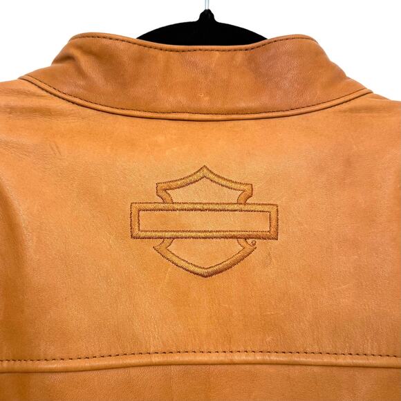 Harley-Davidson Women's Pursuit Triple Vent Leather Jacket -  97025-23VW - Picture 3 of 9